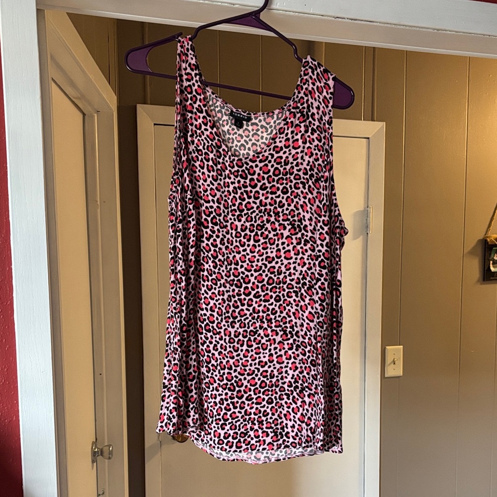 Stylish Leopard Print Tank Top